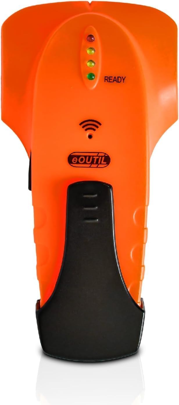 Wall Scanner Detector - Locates Wood Studs and Metal Objects Behind 3/4-Inch Walls (ST100, Orange Model)