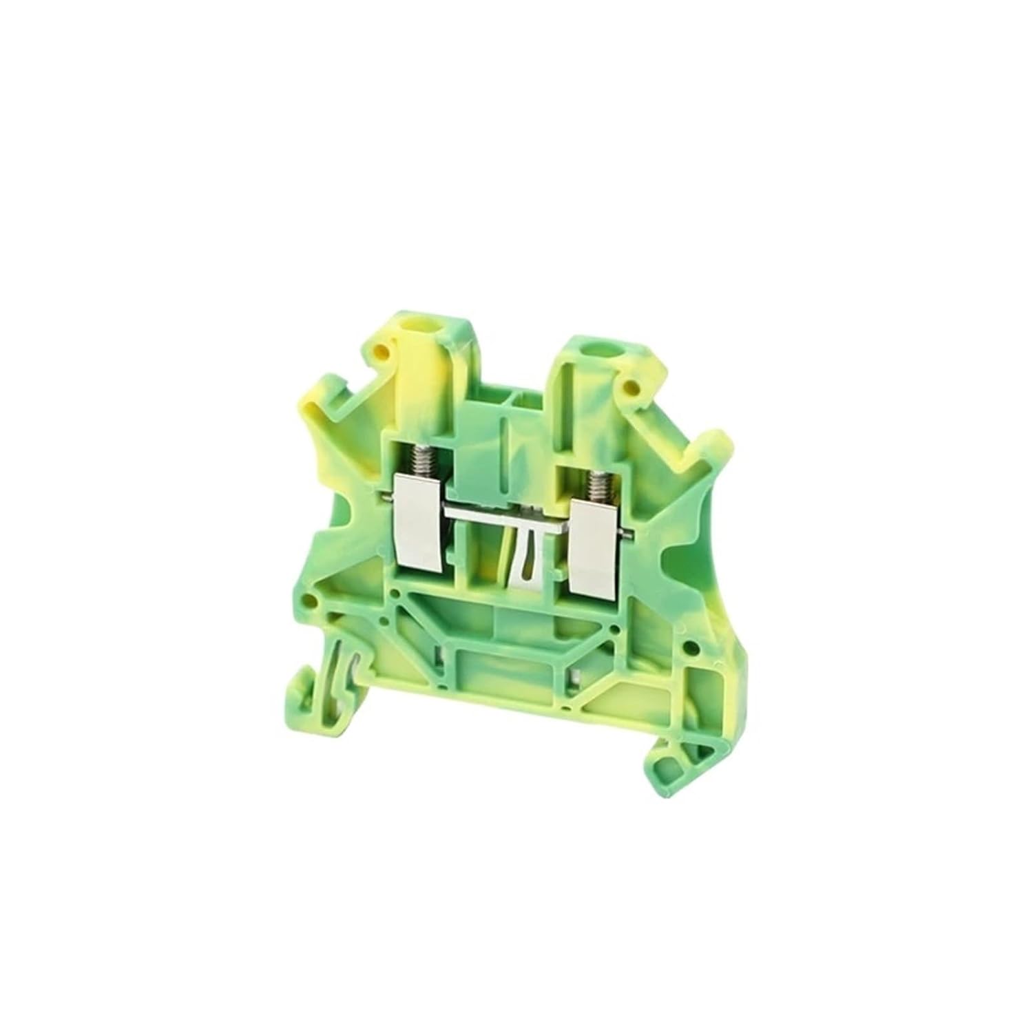 1pcs UT 2.5-PE Hexagon Socket Screw Terminal Block Din Rail Installation Copper Wire Connector Self-Locking 2.5mm² 26-12AWG UT2.5-PE(D-UT2.5-10)