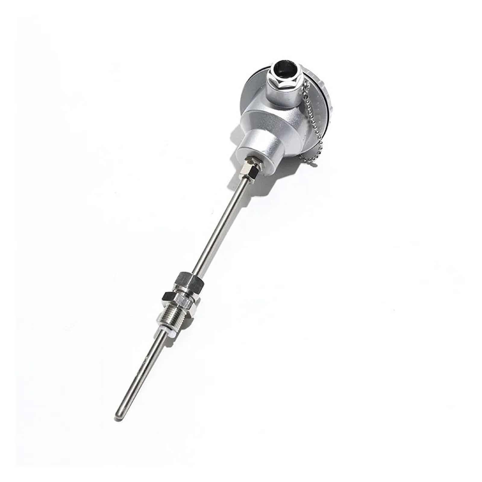 FULIMEI K PT100 Type Movable Thread Adjustable Default M16*1.5 Armored Thermal Resistance Temperature Sensor Probe Rapid Response 1PC(PT100 6x350mm)