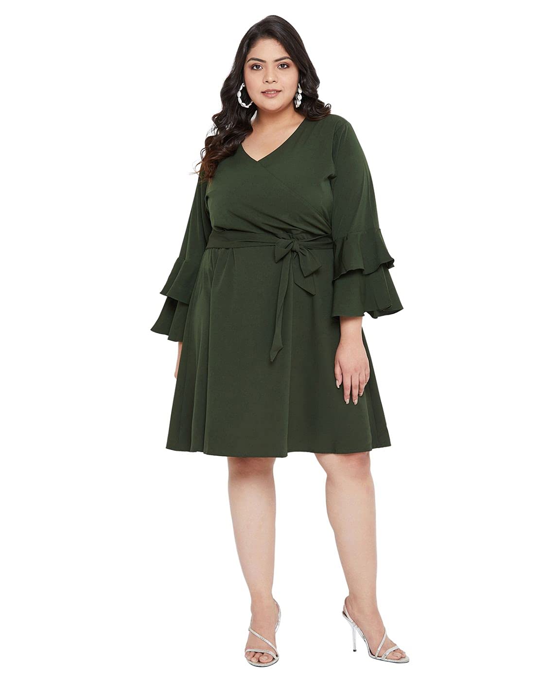 Uptownie LiteWomen's Knee Length Plus Size Dress