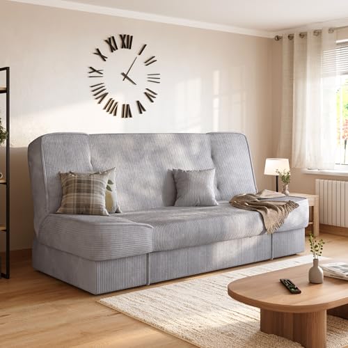 BROMARKT Schlafsofa mit Bettkasten und Schlaffunktion 190x115cm...