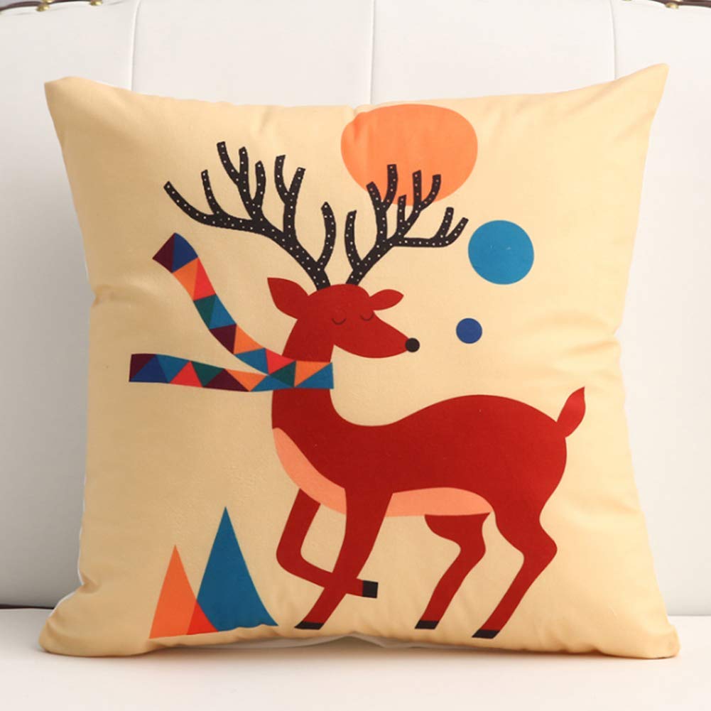 Coussin cerf 45 x 45 cm pour soulager le dos sur le canape