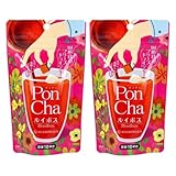PonCha ルイボス フリーズドライティー【10杯分×2袋】インスタントルイボスティー キューブ茶【水でも溶ける】ノンカフェイン ティーキューブ【マイボトル対応】アウトドア オフィス 簡単ルイボス 菱和園