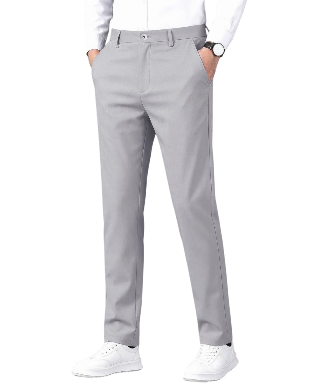 toviya Mans Formal Pant| Stretchable Formal Pant Trousers| Comfortable Office & Casual Pants for Men || Classic Flat Front Casual Pant | Mens Formal Pant-picture-55