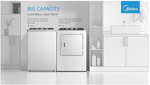 Vista 8 de Midea Secador eléctrico MLTE41N1BWW