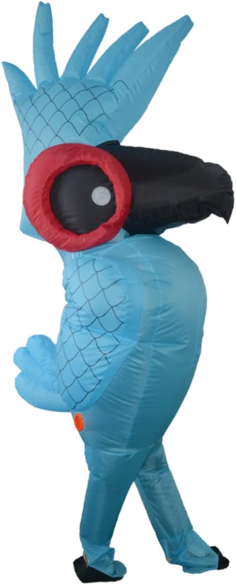 Sky- Parrot Inflatable Costume for Carnival Festivals and Cosplay Parties Lightweight and Breathable Design for Adults Fun and Unique Performance Prop