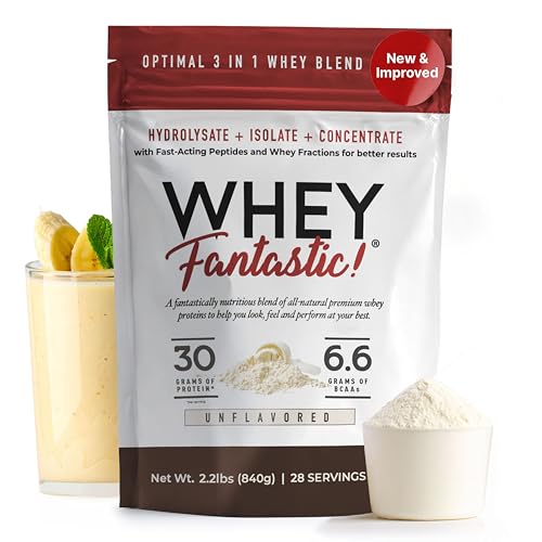 Fantastic Nutrition 3-in-1 Unflavored Whey