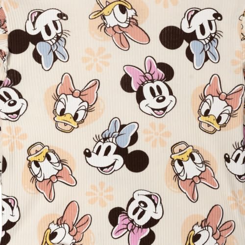 Image of Disney Girls' Ribbed Long Sleeve Tee and Pants Set for Baby & Kids