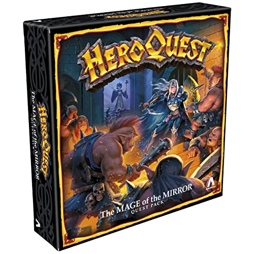 Avalon Hill Heroquest The Mage of Mirror Quest Pack Roleplaying Game Requires System to Play for ages 14+ F7539 Multicolor