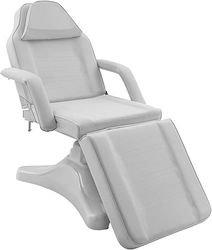 Miniatura 4 de Silla de tatuaje de salón de masaje, silla de tatuaje de salón de altura ajustable, cama esteticista, cama facial de spa, silla de cama facial