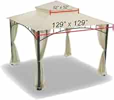Amazon.com: Garden Winds Replacement Canopy for Target
