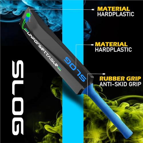 Image of Victory Slog Plastic Cricket Bat Full Size Series (34 X 4.5 Inch) Bat for All Age Group |Best for Practicing-Recommended to Play with Soft Rubber, Tennis,Wind Ball (The Slog with Ball)