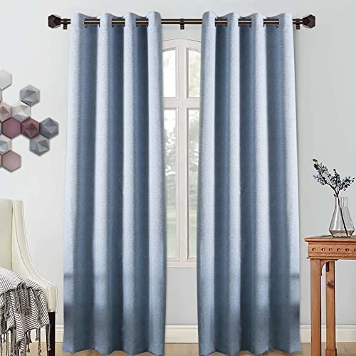 Tonial 3/4 Curtain Rods For Windows 48 To 86 (4-7.2Ft), 2 Pack Single Window Rods, Decorative Telescoping Drapery Rod For Windows 36 To 82 Inch(3-6.8Ft) With Geometric Faceted Finial, Bronze #TOP3