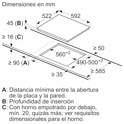 Placa vitrocerámica de 60 cm Bosch con panel TouchSelect para un calor preciso 2