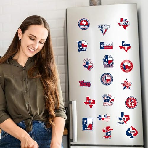 Imanes decorativos pack 20 piezas Texas para refrigerador miniatura 4