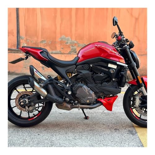 Support de plaque d'immatriculation anti-vibration avec feu de frein moto 950 - 5