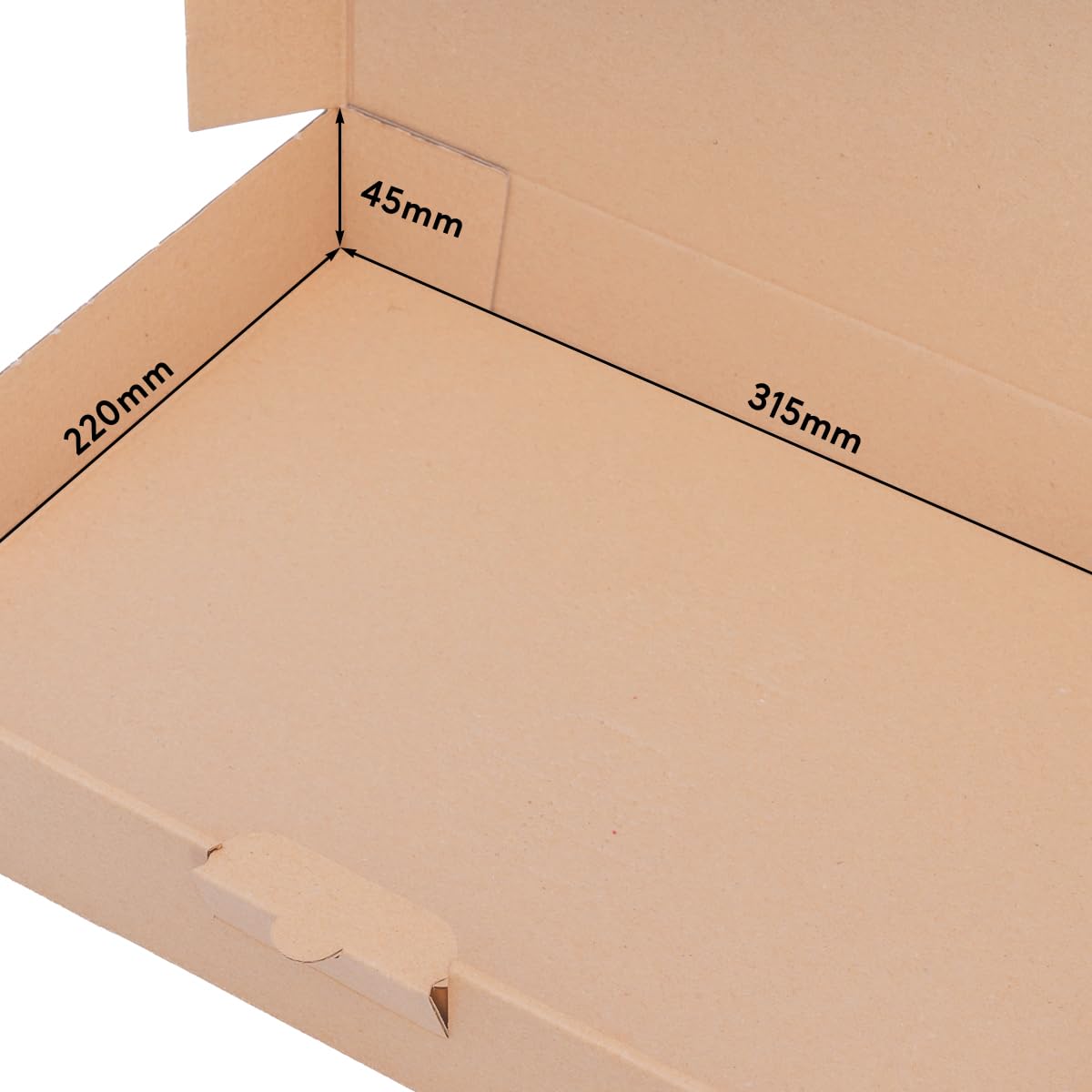 verpacking Cajas para Carta Máxima 320 x 225 x 50 mm Marrón [tamaño y cantidad a elegir] DIN A4 Maxi Carta MB-4 Caja de envío para correo de mercancías 50 unidades