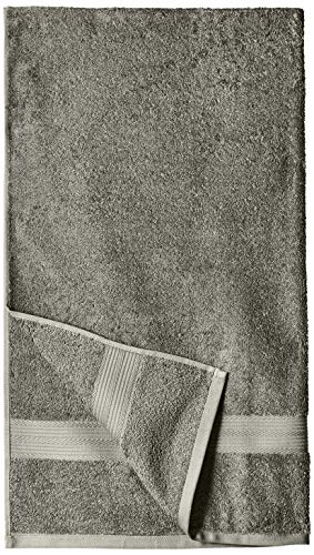 Amazon Basics Fade-Resistant Cotton Bath Towel - 4-Pack, Gray #TOP1