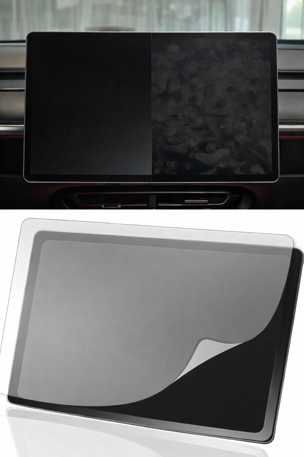 DISSKIN® Displayschutzfolie für Mazda 6E, Selbstheilend, Matt, Anti-Fingerprint, Antibakteriell