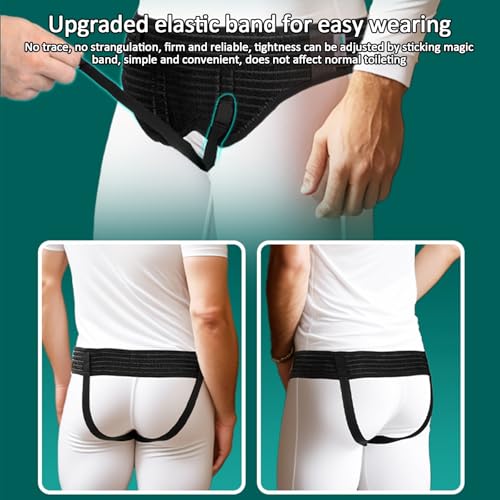 Faja para hernia para hombre soporte ajustable talla L miniatura 6