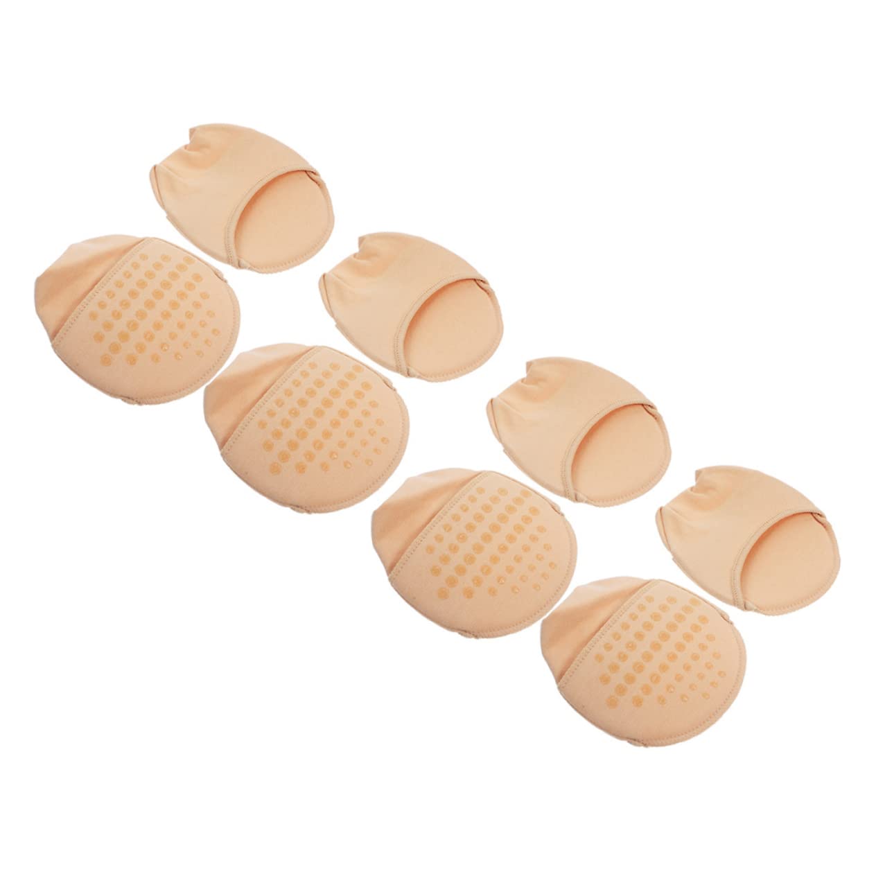 GLEAVI 3er-sets Vorfußsocken Damen Halbsocken Zehensocken Für High Heels Nahtlos Und Atmungsaktiv 4 Paar * 3