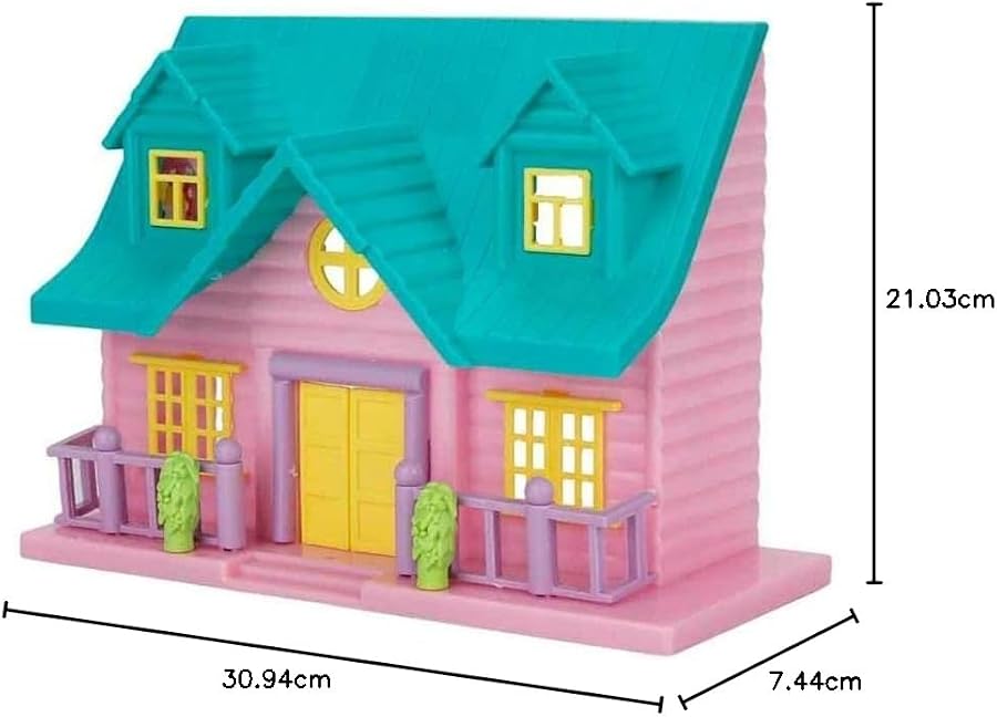 SUNMAN Ev Oyun Seti My Happy Family Villa 2 Figür 18 Parça 2A - Görsel 6