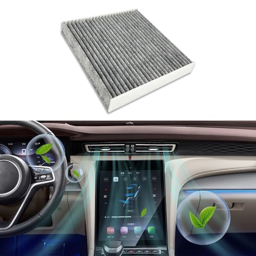 Car Fresh Breeze Air Filter Replacement for Car Passenger Premium Cabin Air Filter with Activated Carbon Auto Compartment Air Filters Fit for Acura Civic CR-V Odyssey CSX Replaces CF10134