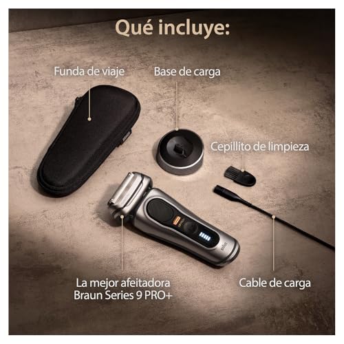 Miniatura 6 de Braun Series 9 Pro+ Afeitadora Eléctrica Hombre, 9517s, Plata