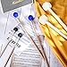 Cindeer 3 Pcs Pairs Drum Mallet 1 Blue Hard Yarn Head Keyboard Marimba Mallets 1 Black Rubber Bell 1 Mallets Wool Felt Drum Stick for Percussion Bass Timpani Instrument Bell Glockenspiel