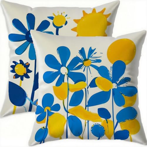 Housse Coussin 70x70cm Velours Double Face Imperméable Qualité Supérieure D677 - 2