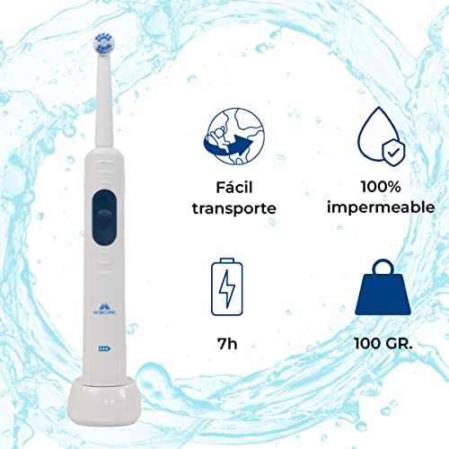 Cepillo de dientes eléctrico Mobiclinic Cd-01 recargable con 2 cabezales 5
