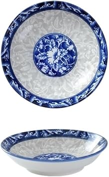 Snack Plate Ceramic Small Dish Dish, Household Condiment Dish, Round Snack Dish, Perfect for Parties and Entertainment Snack Tray
