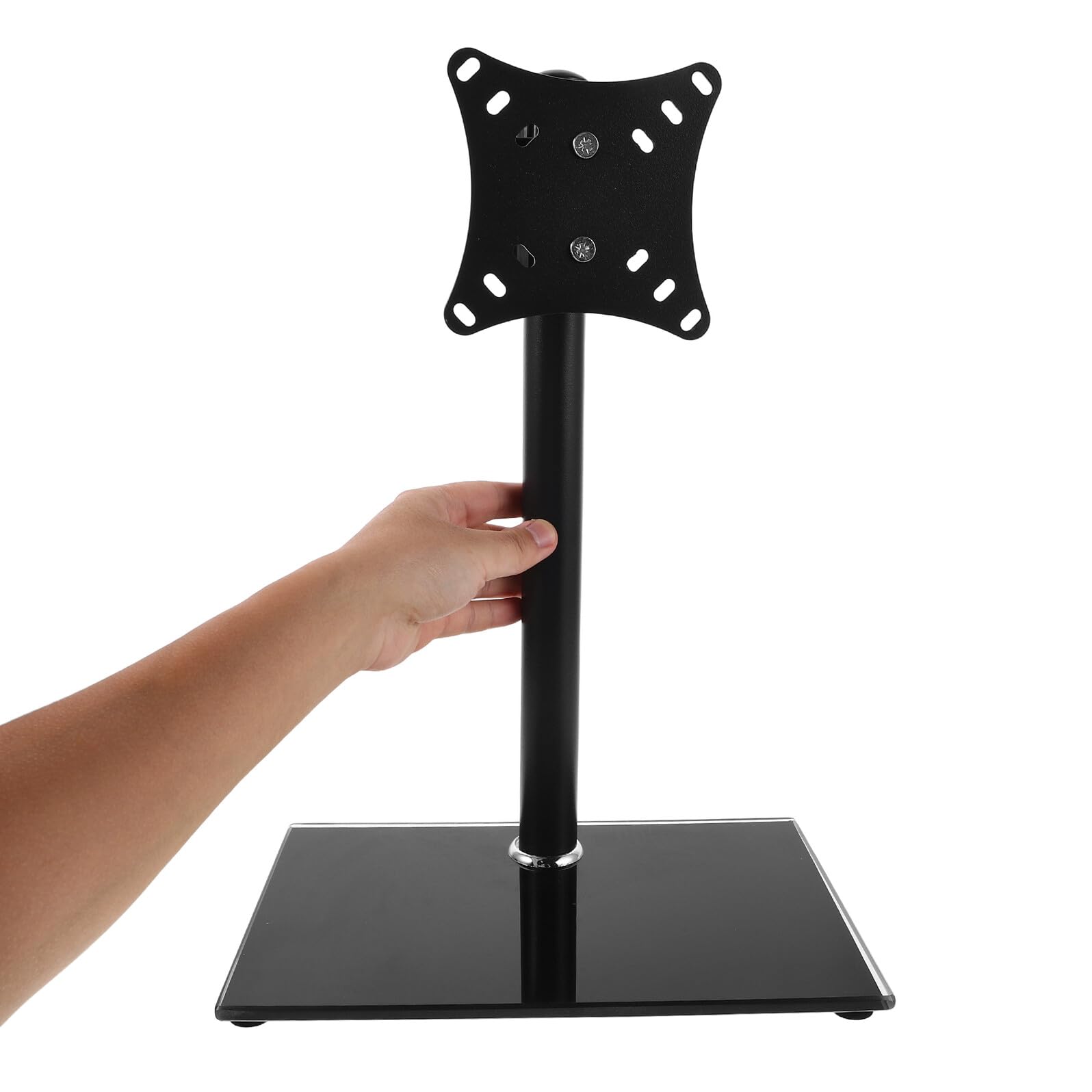 Supporto per Monitor da Scrivania Altezza Regolabile e Montaggio Semplice, Compatibile Schermi Curvi e Piatti, per Computer da Ufficio e Uso Domestico