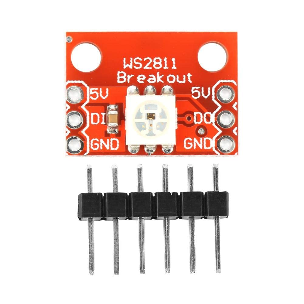 5 Pezzi Modulo LED Breakout WS2812 RGB 5050 RGB con Chip WS2812S Utilizzato per Progetti Elettronici