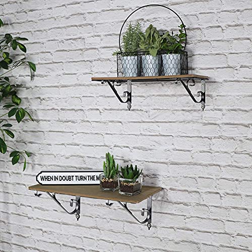 Etsamal 4Pcs Shelf Brackets 10 Inch Decorative Shelf Holder L-Shaped Shelf Supporter Heavy Duty For Storage Display Floating Shelf With Free Screw Accessories #TOP3