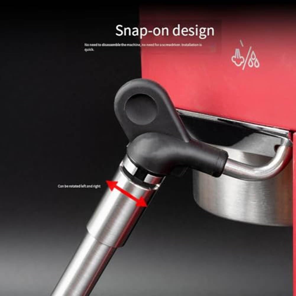 Juego de boquillas de vapor de acero inoxidable compatibles con Ec685, acero inoxidable | Acero inoxidable para cafetera, zona de cocina, fácil instalación, función de estanqueidad.