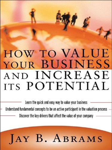 Buy How to Value Your Business and Increase Its Potential — BookShops.in