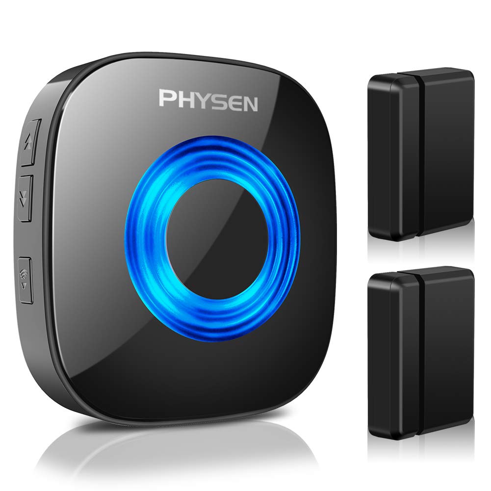 Buy PHYSEN Door Chime Wireless Door Open Sensor Magnetic Door Alarms 