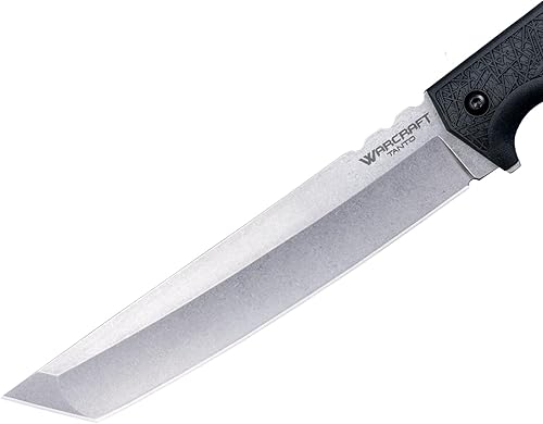 Vista 13 de Cold Steel Warcraft Tanto 4034SS Navaja afilada de hoja duradera con mango GFN táctico militar cuchillo de hoja fija con funda Secure-Ex