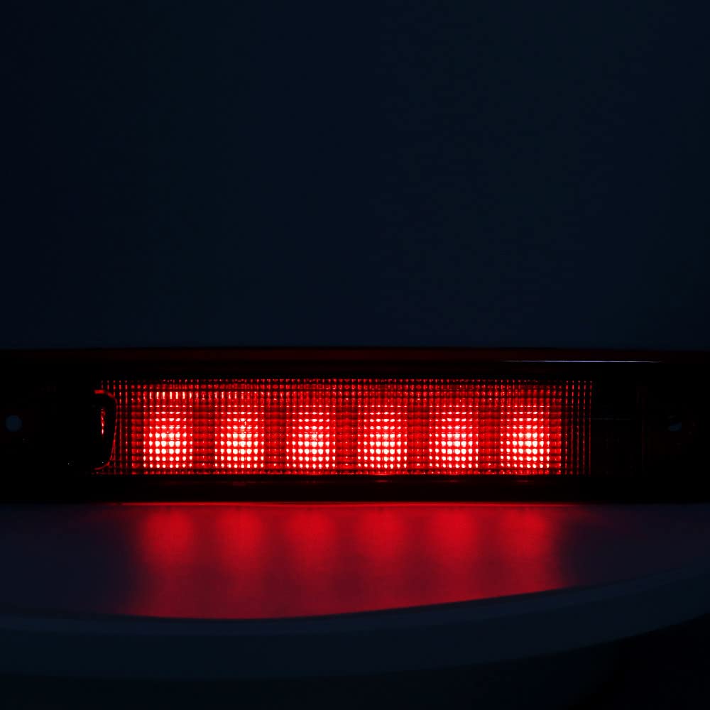 AIVYNA Luce di Arresto del Freno Posteriore A LED con Montaggio Alto E Terza Coda per Jeep Grand Cherokee 2005-2010,Rosso