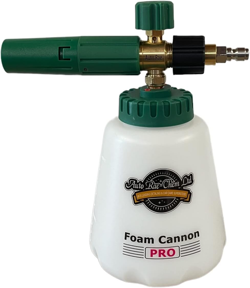 AUTO RAE-CHEMFoam Cannon 1/4 Quick Connect Foam Gun with One Quarter Quick Connection Fitting Foam Lance Quick Connector also Fit for Karcher K1700 K1800 (Pro)