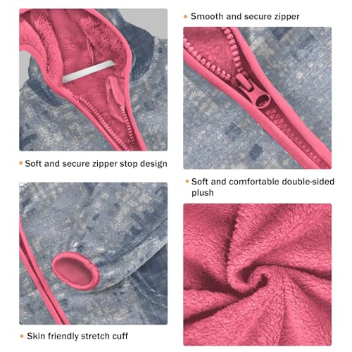 GuoChe Blue Stripe Fleece Jacket Baby Boy3