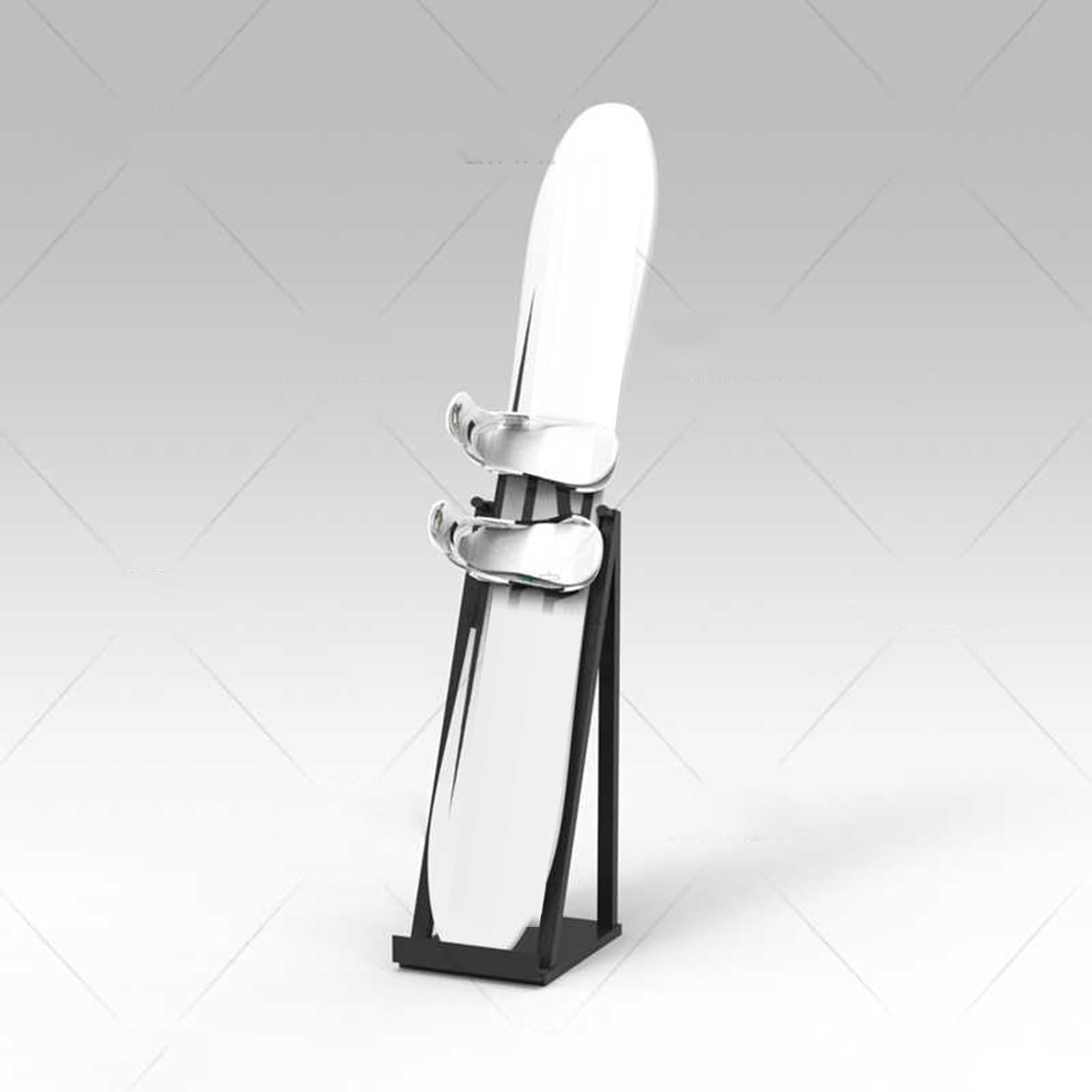 Support De Planche De Surf,Support De Snowboard sur Pied,Peut Contenir 1 À 5 Skateboards,Facile À Assembler Et Peut Accueillir des Accessoires De Skateboard