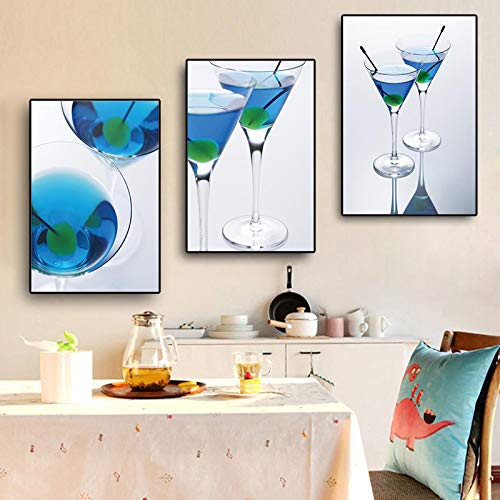 Mur art photos de fruits et verre de vin affiche nordique 60x80cm