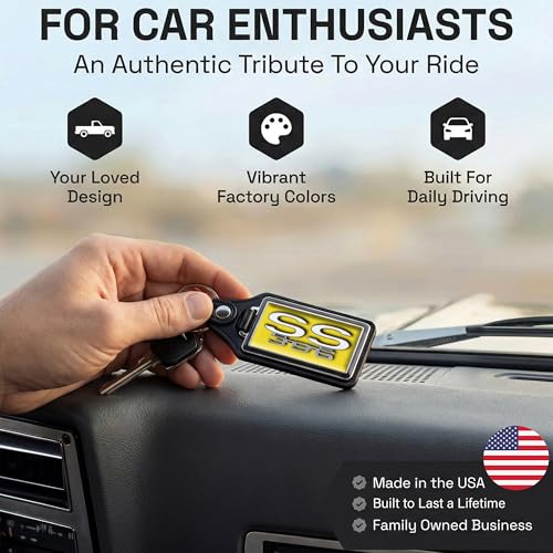 Image of Brotherhood Car Key Chain for Chevelle - Classic Models Keychain for Men and Women Gift Key Ring