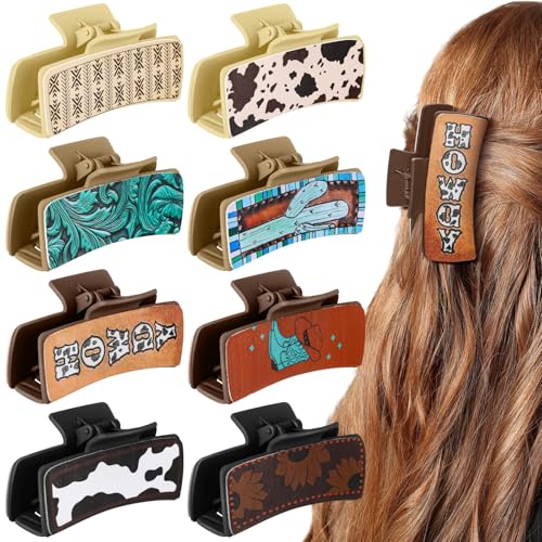 8 Piezas Pinzas Para Cabello Estilo Occidental miniatura 1