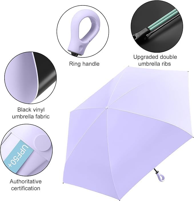 Image of Zemic Umbrella, UV Big Size Umbrella for Sun Protection Rain Windproof Strong Large 3 Fold For Men Women Kids Boys Girls Perfect & Stylish Windproof & Compact''