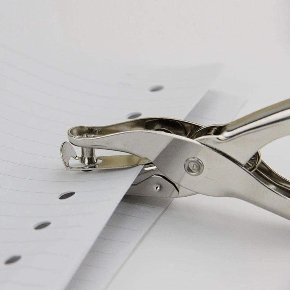 Metalen punch met één gat, meerdere vellen, capaciteit voor school, bindkaart en cadeauhanger, perforator, papier