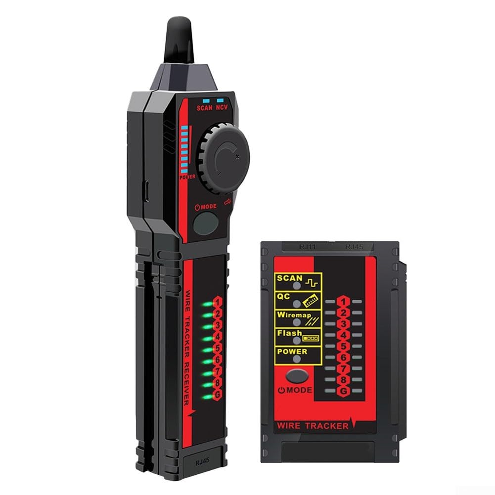 Tester para rj45 para profesional con Función NCV y LED Tester