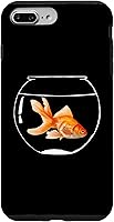 Vista 12 de iPhone 16 Goldfish Bowl Fish Fantail Goldfish Estuche para acuario de agua dulce
